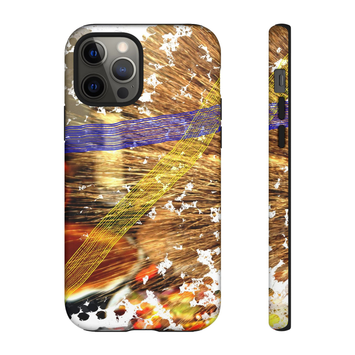 Impact Resistant, Pecan Pie Abstract, Cute Phone Cases for Samsung S24, S23, S22, S21, IPhone 15 pro Iphone 14 pro Iphone 13 IPhone 12 Iphone 11