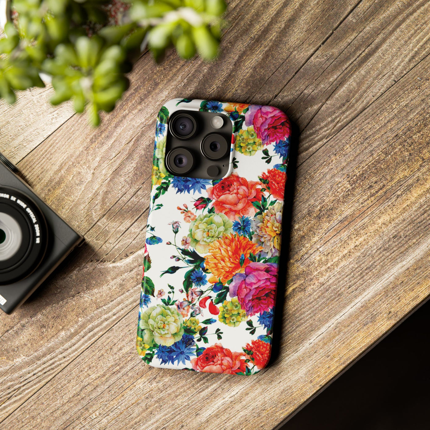 Slim Spring Flowers Gift for Her Cute Phone Cases for Iphone 16 Pro Max | iPhone 15 Case | iPhone 15 Pro Max Case, Iphone 14, 13, 12, 11, 10, 8, 7 - Studio40ParkLane