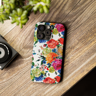 Slim Spring Flowers Gift for Her Cute Phone Cases for Iphone 16 Pro Max | iPhone 15 Case | iPhone 15 Pro Max Case, Iphone 14, 13, 12, 11, 10, 8, 7 - Studio40ParkLane
