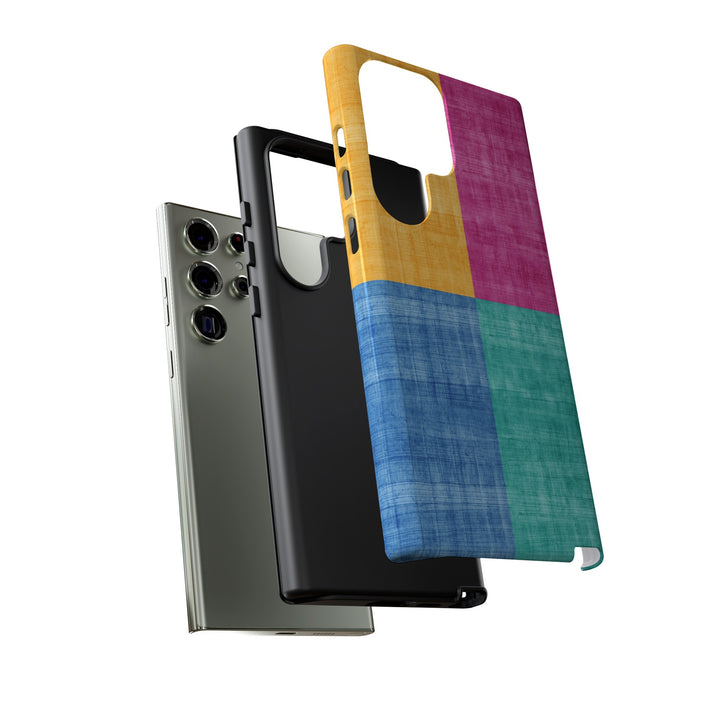 Impact Resistant, Colored Shapes, Cute Phone Cases for Samsung S24, S23, S22, S21, IPhone 15 pro Iphone 14 pro Iphone 13 IPhone 12 Iphone 11 - Studio40ParkLane
