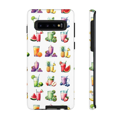 Cute Samsung Case | Cool Iphone Case | Tropical Summer Fruit Cocktail, Samsung S24, S23, S22, S21, IPhone 15 Case | Iphone 14 Case, Iphone 13 Case