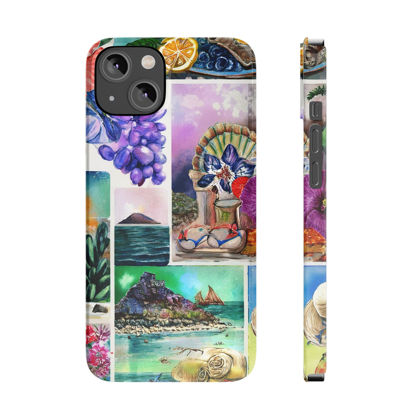 Slim Travel Coquette Collage Cute Phone Cases for Iphone  | iPhone 15 Case | iPhone 15 Pro Max Case, Iphone 14, Iphone 14 Pro Max, Iphone 13