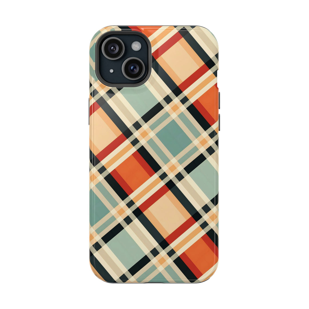 Checkered Plaid Magsafe Gift for Her Cute Phone Case for Iphone, | iPhone 16 | iPhone 15 Pro Max, Iphone 14 Pro Max, 13 12 11 10 9 8 7 - Studio40ParkLane