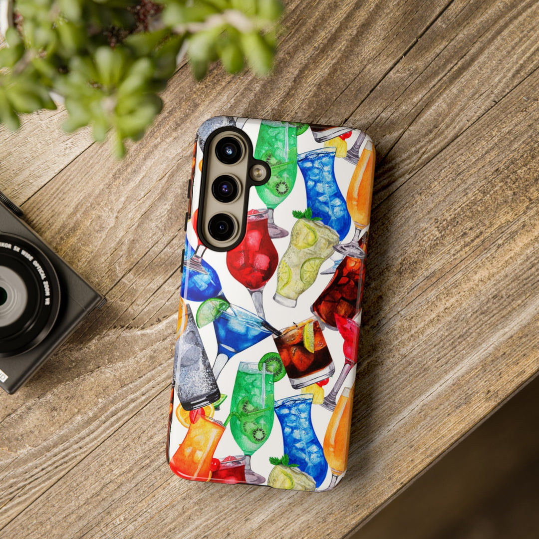 Cute Samsung Case | Cool Iphone Case | Summer Fruit Cocktail, Samsung S24, S23, S22, S21, IPhone 15 Case | Iphone 14 Case, Iphone 13 Case - Studio40ParkLane