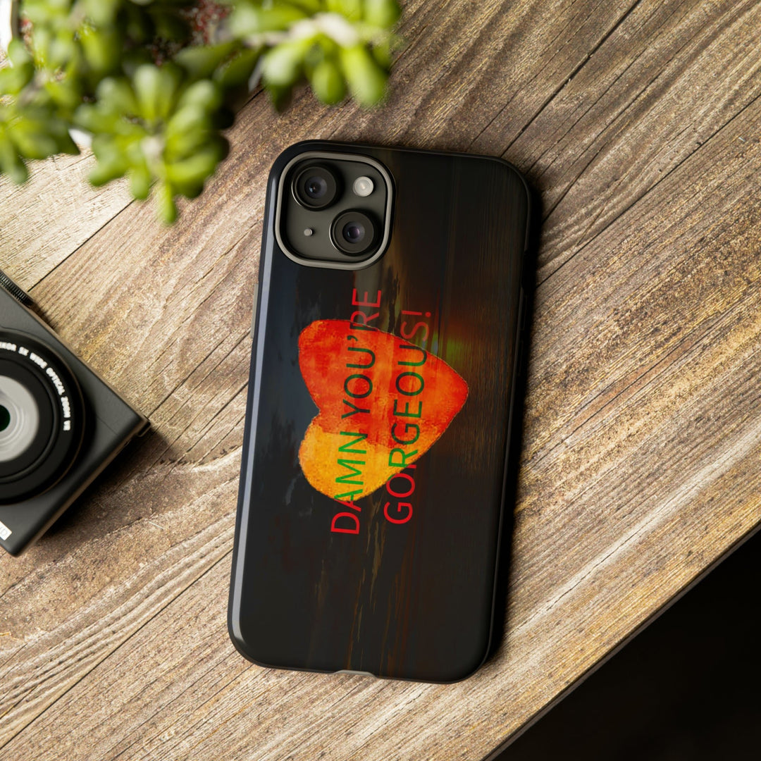Cute IPhone Case | iPhone 15 Case | iPhone 15 Pro Max Case, Iphone 14 Case, Iphone 14 Pro Max Case IPhone Case for Art Lovers, Heart Sunset - Studio40ParkLane