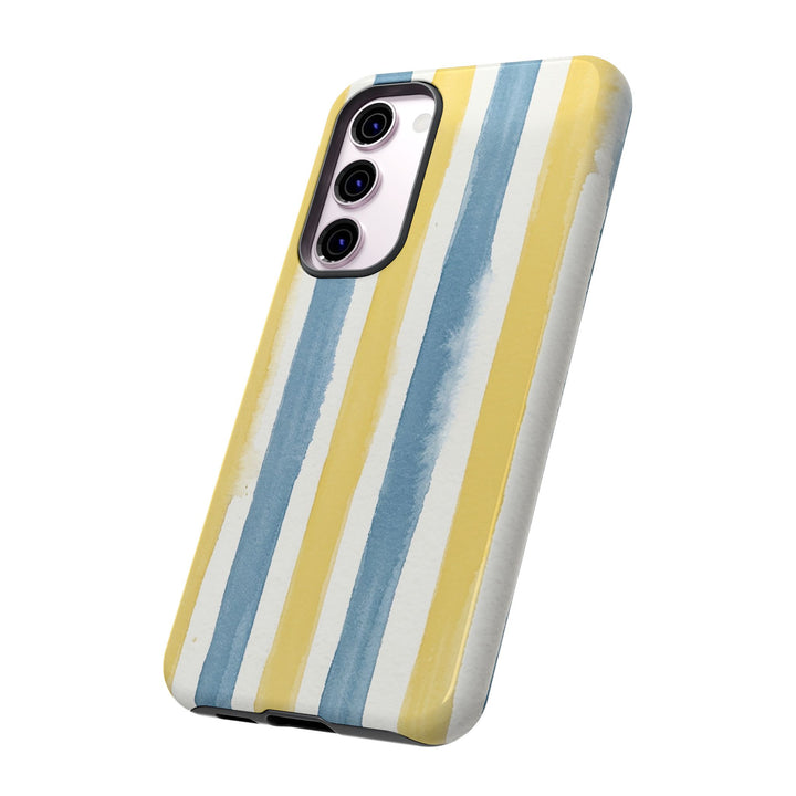 Tough Cute Yellow Stripes Phone Case, for IPhone 17 Pro Max | Iphone 17 Air, Iphone 16, IPhone 15, 14 13 12, Samsung Galaxy S26, S25, S24, S23 - Studio40ParkLane