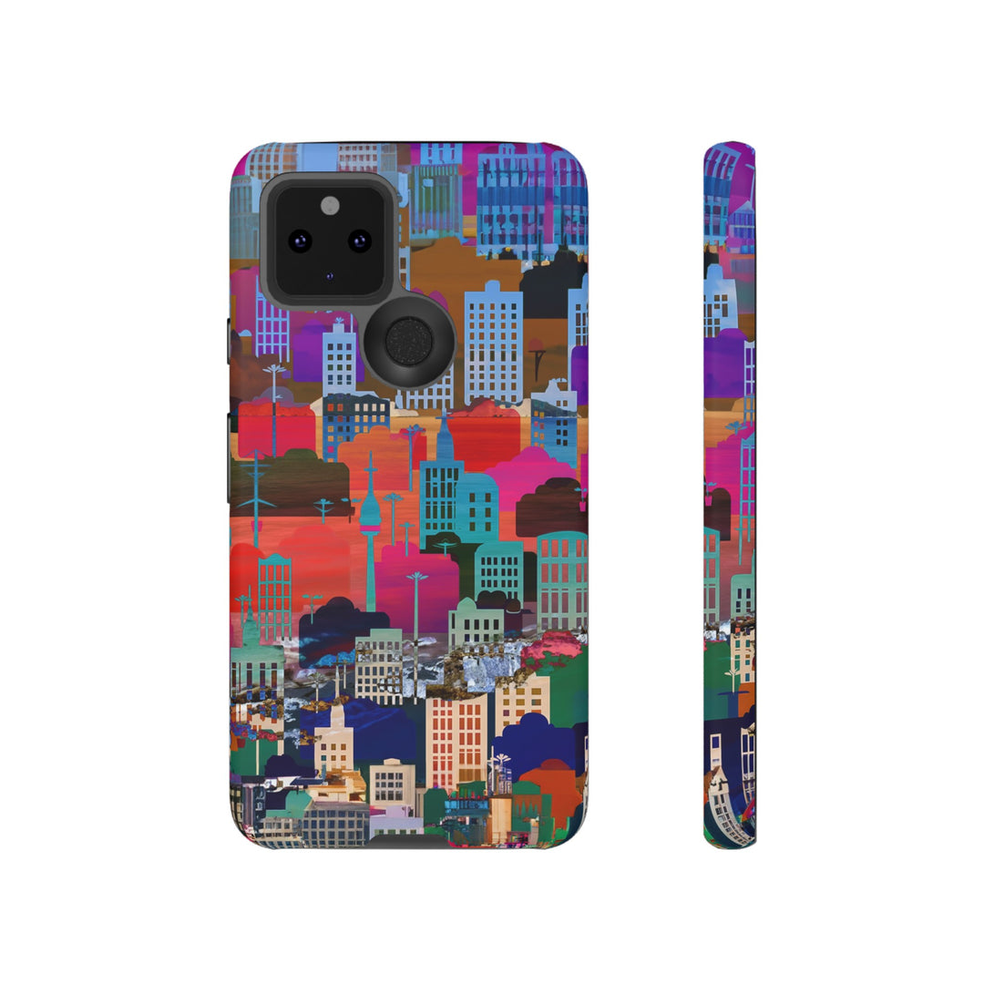 Cute Samsung Case | Cool Iphone Case | Summer City Skyline, Samsung S24, S23, S22, S21, IPhone 15 Case | Iphone 14 Case, Iphone 13 Case - Studio40ParkLane