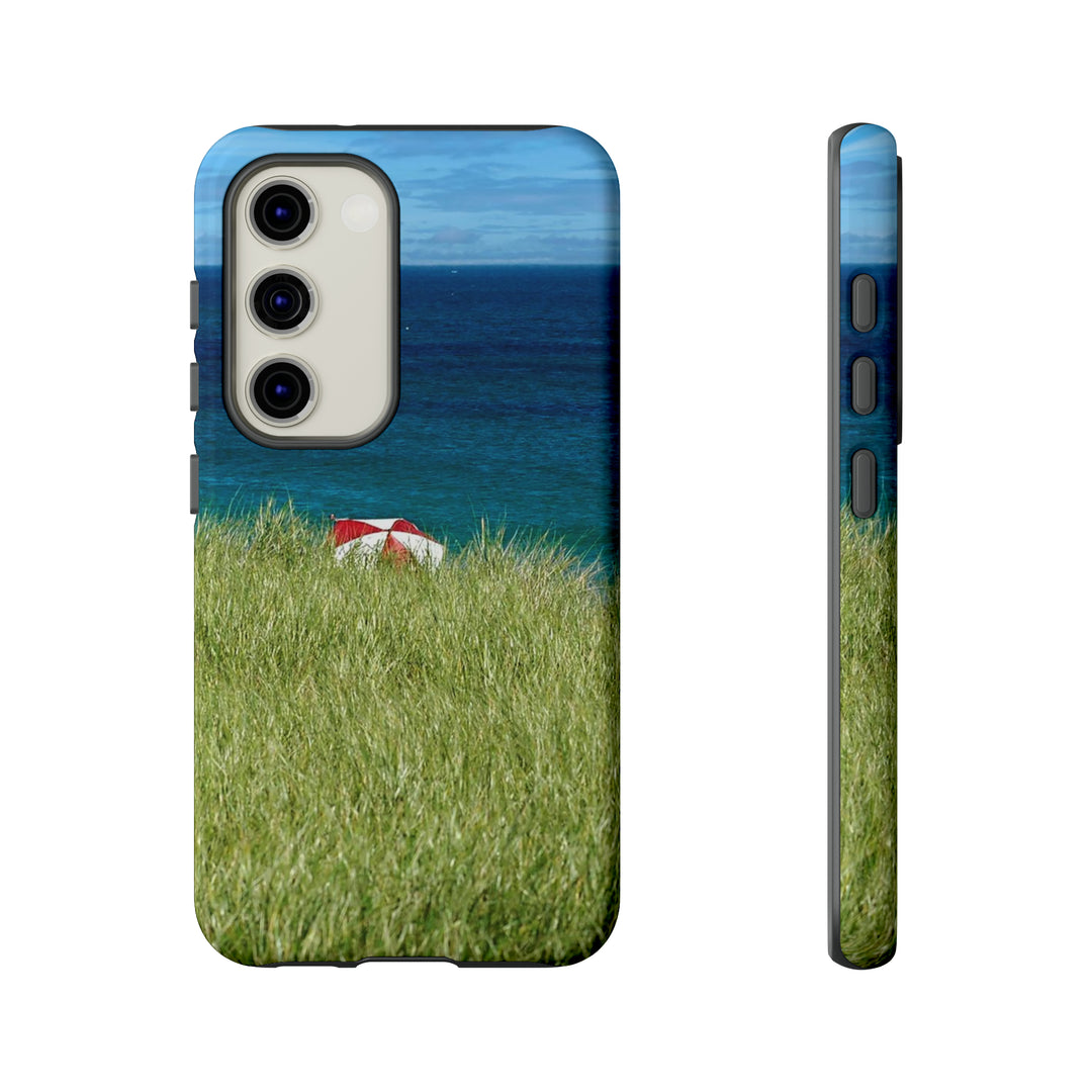 Cute Samsung Phone Case | Aesthetic Samsung Phone Case | Beach Umbrella | Galaxy S23, S22, S21, S20 | Luxury Double Layer | Cool - Studio40ParkLane