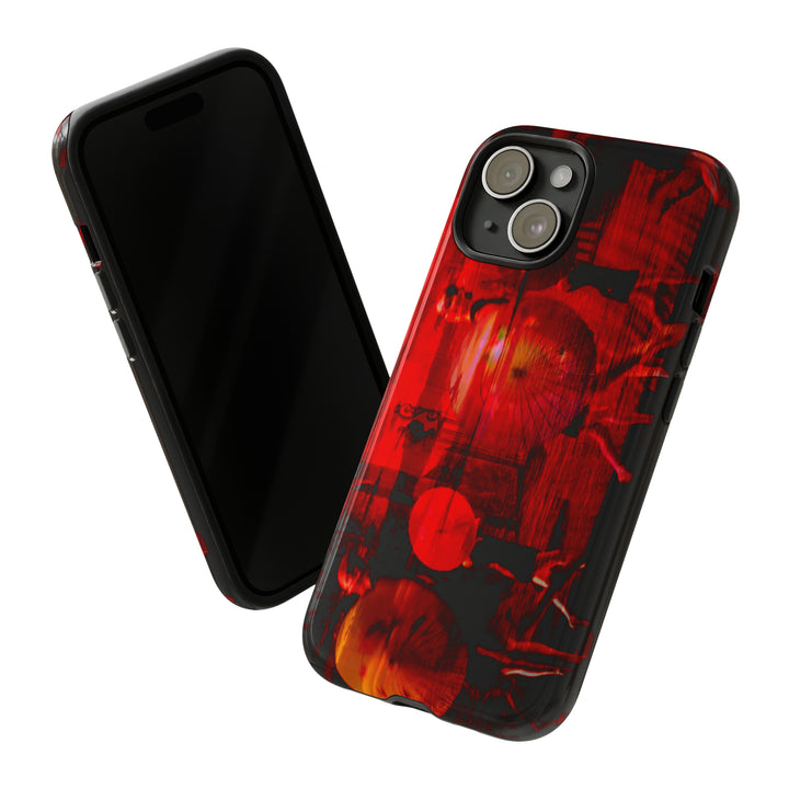 Cute IPhone Case | iPhone 15 Case | iPhone 15 Pro Max Case, Iphone 14 Case, Iphone 14 Pro Max Case IPhone Case for Art Lovers, Sunset Dance Red - Studio40ParkLane