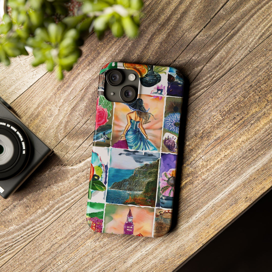 Slim Travel Coquette Collage Slim Cute Phone Cases for Iphone | iPhone 15 Case | iPhone 15 Pro Max Case, Iphone 14, Iphone 14 Pro Max, Iphone 13 - Studio40ParkLane