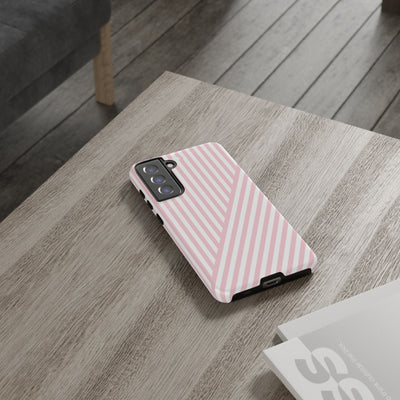 Custom Personalized Tough Phone Case - Aesthetic Stripes - For iPhone 17 Pro Max iPhone 16 Pro iPhone 15 Iphone 14 Iphone 13 Plus 13 12 11 - Studio40ParkLane