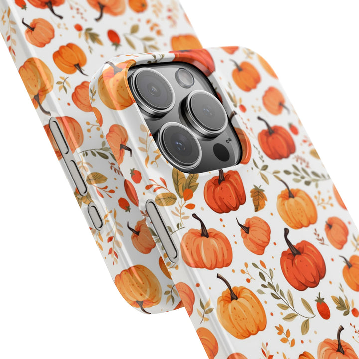 Slim Fall Autumn Pumpkins Gift for Her Cute Phone Cases for Iphone 16 | iPhone 15 Case | iPhone 15 Pro Max Case, Iphone 14, Iphone 14 Pro Max, Iphone 13, Slim - Studio40ParkLane