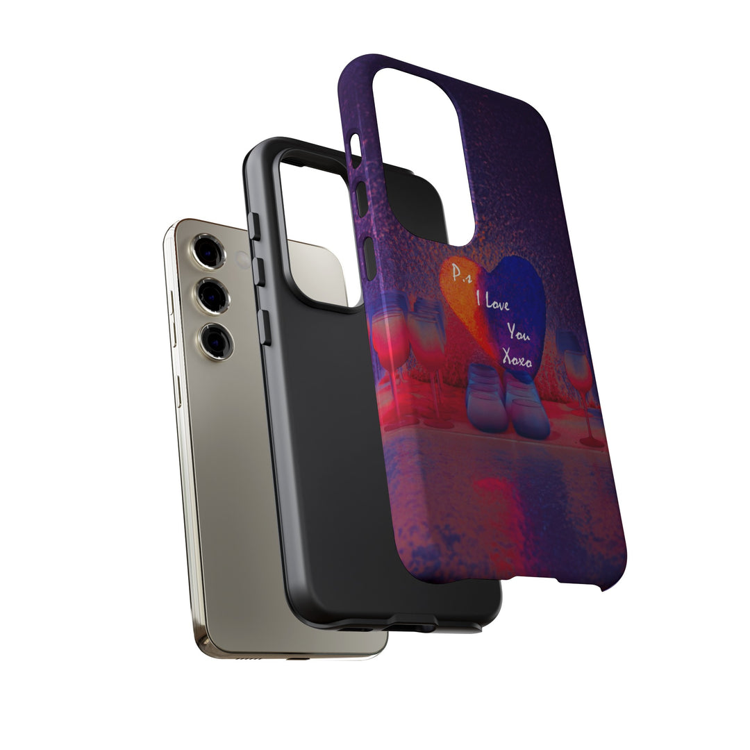 Cute Samsung Case | Cool Iphone Case | PS I love You - Heart, Samsung S24, S23, S22, S21, IPhone 15 Case | Iphone 14 Case, Iphone 13 Case - Studio40ParkLane
