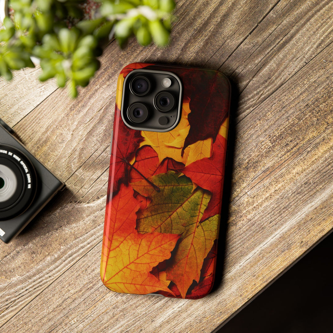 Autumn Fall Leaves Gift Cute Phone Case for, Samsung Galaxy S24, S23, S22, S21, IPhone 16 Case | Iphone 15, Iphone 14, IPhone 13 Case Mom Dad Gift - Studio40ParkLane