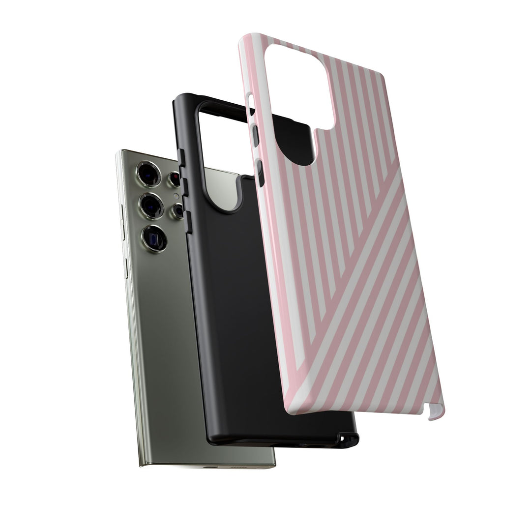 Custom Personalized Tough Phone Case - Aesthetic Stripes - For iPhone 17 Pro Max iPhone 16 Pro iPhone 15 Iphone 14 Iphone 13 Plus 13 12 11 - Studio40ParkLane