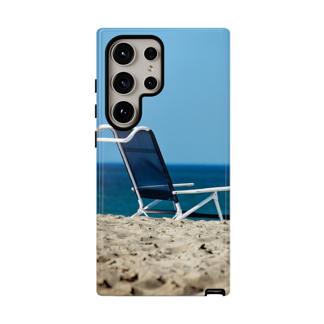 Cute Samsung Case | Cool Iphone Case | Summer Blue Beach Chair, Samsung S24, S23, S22, S21, IPhone 15 Case | Iphone 14 Case, Iphone 13 Case - Studio40ParkLane