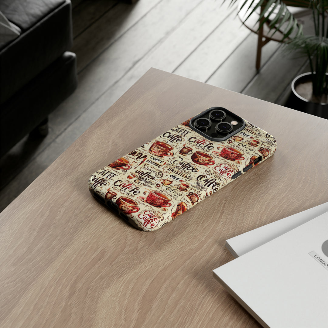 Cute IPhone Case | Paris Coffee Cup, iPhone 15 Case | iPhone 15 Pro Case, Iphone 14 Case, Iphone 14 Pro Max Case, Protective Iphone Case - Studio40ParkLane