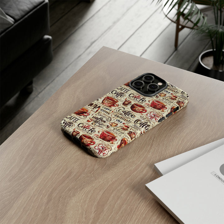 Cute IPhone Case | Paris Coffee Cup, iPhone 15 Case | iPhone 15 Pro Case, Iphone 14 Case, Iphone 14 Pro Max Case, Protective Iphone Case - Studio40ParkLane
