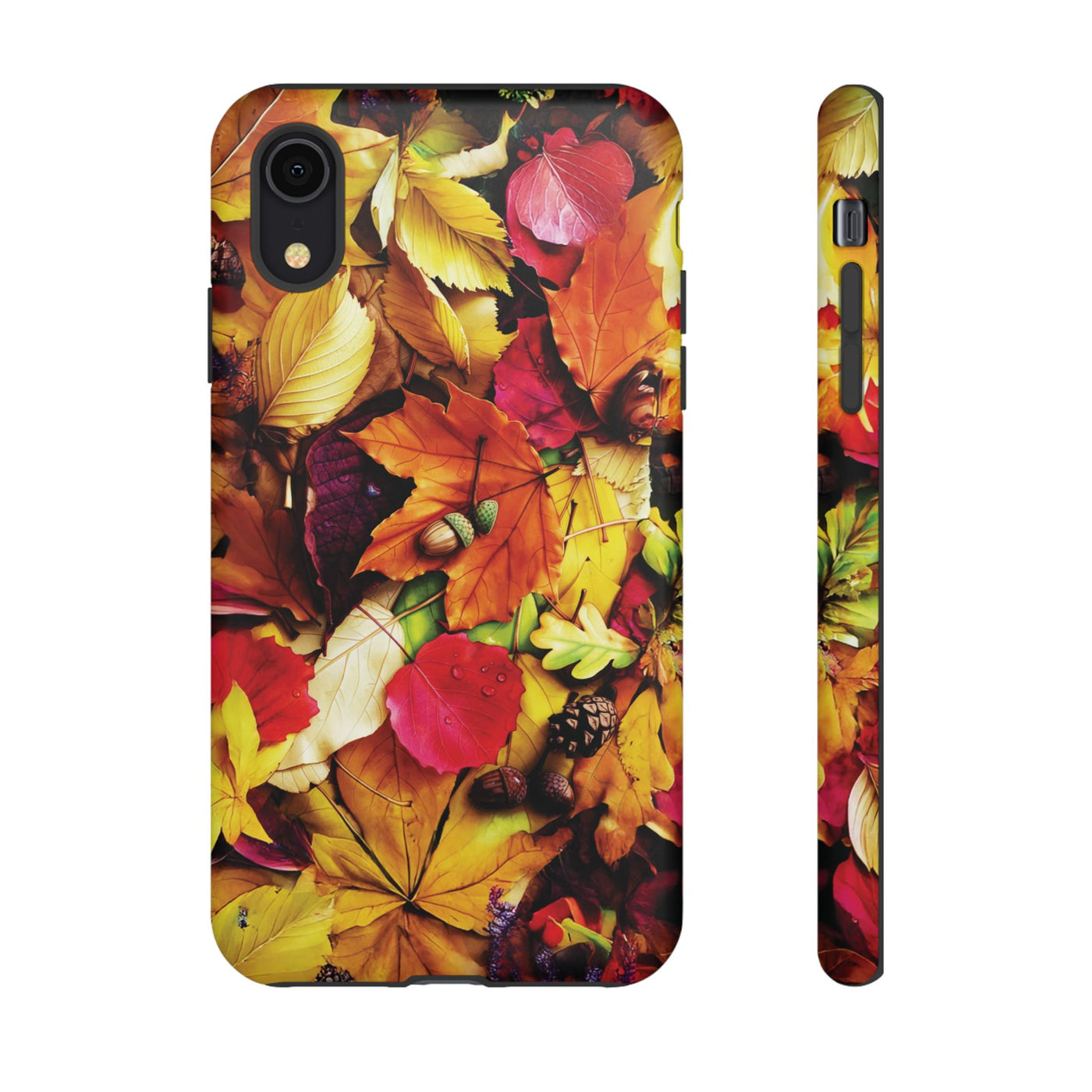 Aesthetic Tough Fall Leaves Foliage Premium Phone Case - For iPhone 17 Pro Max iPhone 16 Pro iPhone 15 Iphone 14 Plus 13 Pro 12 11 10 XR - Studio40ParkLane