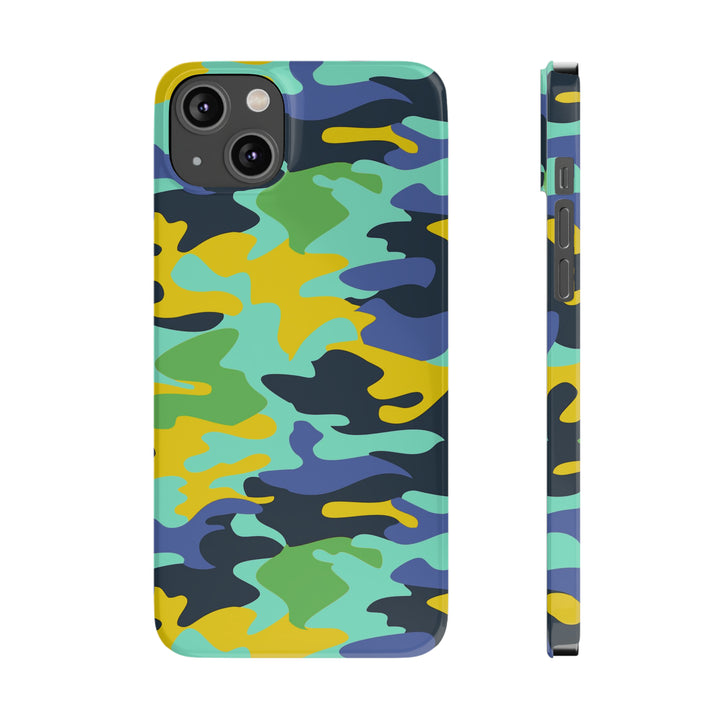 Slim Cute Phone Cases for Iphone - | iPhone 15 Case | iPhone 15 Pro Max Case, Iphone 14 Case, Iphone 14 Pro Max, Iphone 13, Late Spring Camouflage - Studio40ParkLane