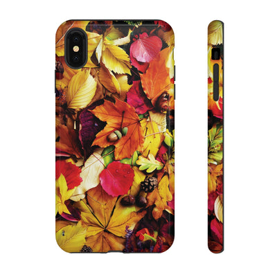 Aesthetic Tough Fall Leaves Foliage Premium Phone Case - For iPhone 17 Pro Max iPhone 16 Pro iPhone 15 Iphone 14 Plus 13 Pro 12 11 10 XR - Studio40ParkLane