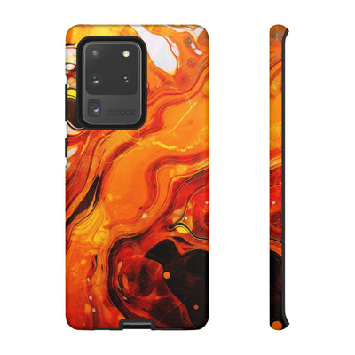 Impact Resistant, Fall Colors Marble, Cute Phone Cases for Samsung S24, S23, S22, S21, IPhone 15 pro Iphone 14 pro Iphone 13 IPhone 12 Iphone 11