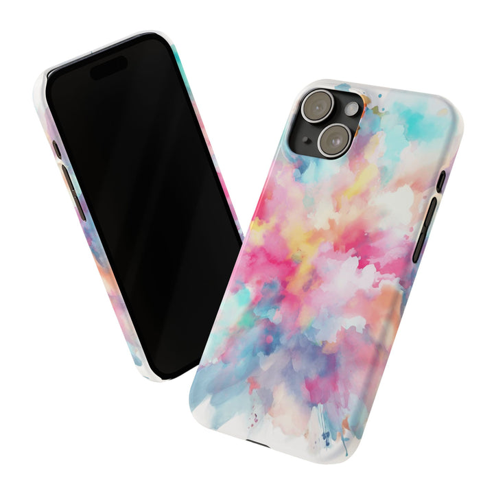 Slim Paint Splash Pink Gift for Her Cute Phone Cases for Iphone 16 Pro Max | iPhone 15 Case | iPhone 15 Pro Max Case, Iphone 14, Iphone 14 Pro Max, Iphone 13 12 11 8 7 - Studio40ParkLane