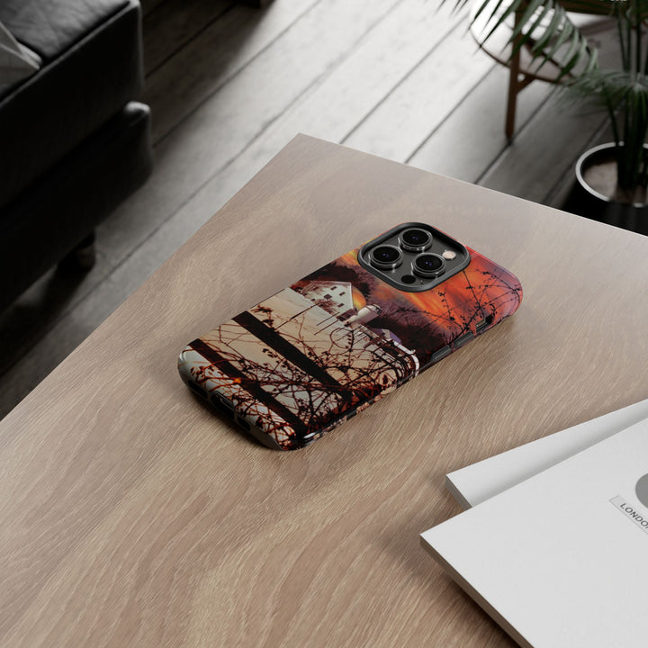 Impact Resistant, Winter Sunset Cute Phone Cases for Samsung S24, S23, S22, S21, IPhone 15 pro Iphone 14 pro Iphone 13 IPhone 12 Iphone 11 - Studio40ParkLane