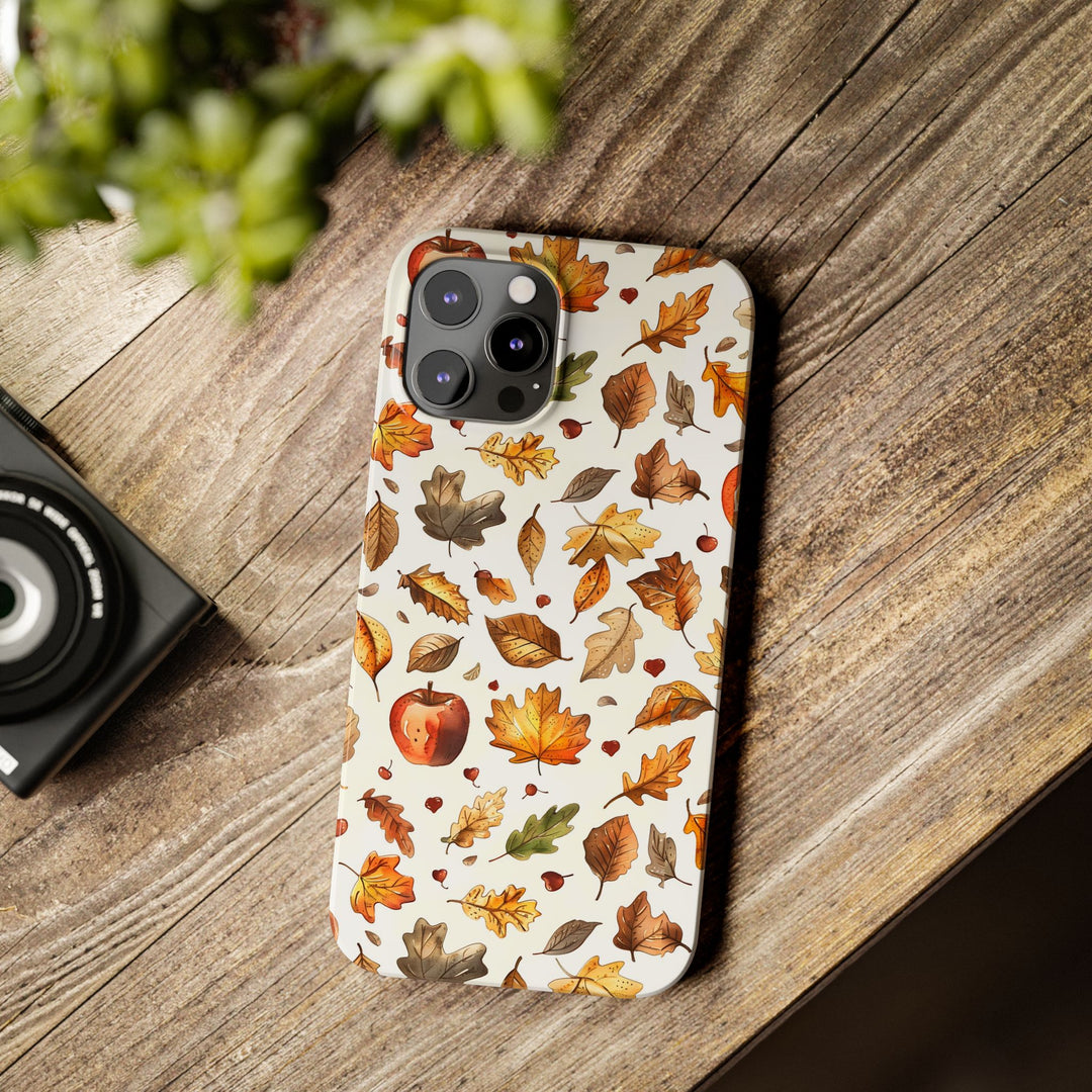 Slim Fall Autumn Leaves Gift for Her Cute Phone Cases for Iphone 16 | iPhone 15 Case | iPhone 15 Pro Max Case, Iphone 14, Iphone 14 Pro Max, Iphone 13, Slim - Studio40ParkLane