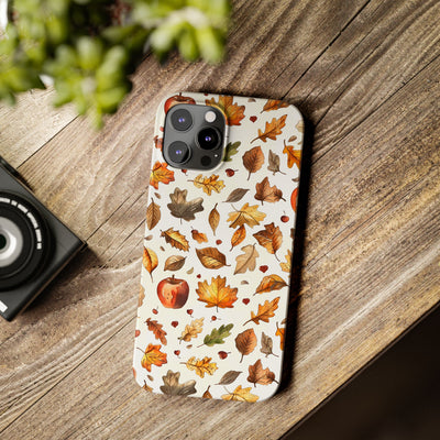 Fall Autumn Leaves Gift for Her Cute Phone Cases for Iphone 16 | iPhone 15 Case | iPhone 15 Pro Max Case, Iphone 14, Iphone 14 Pro Max, Iphone 13, Slim