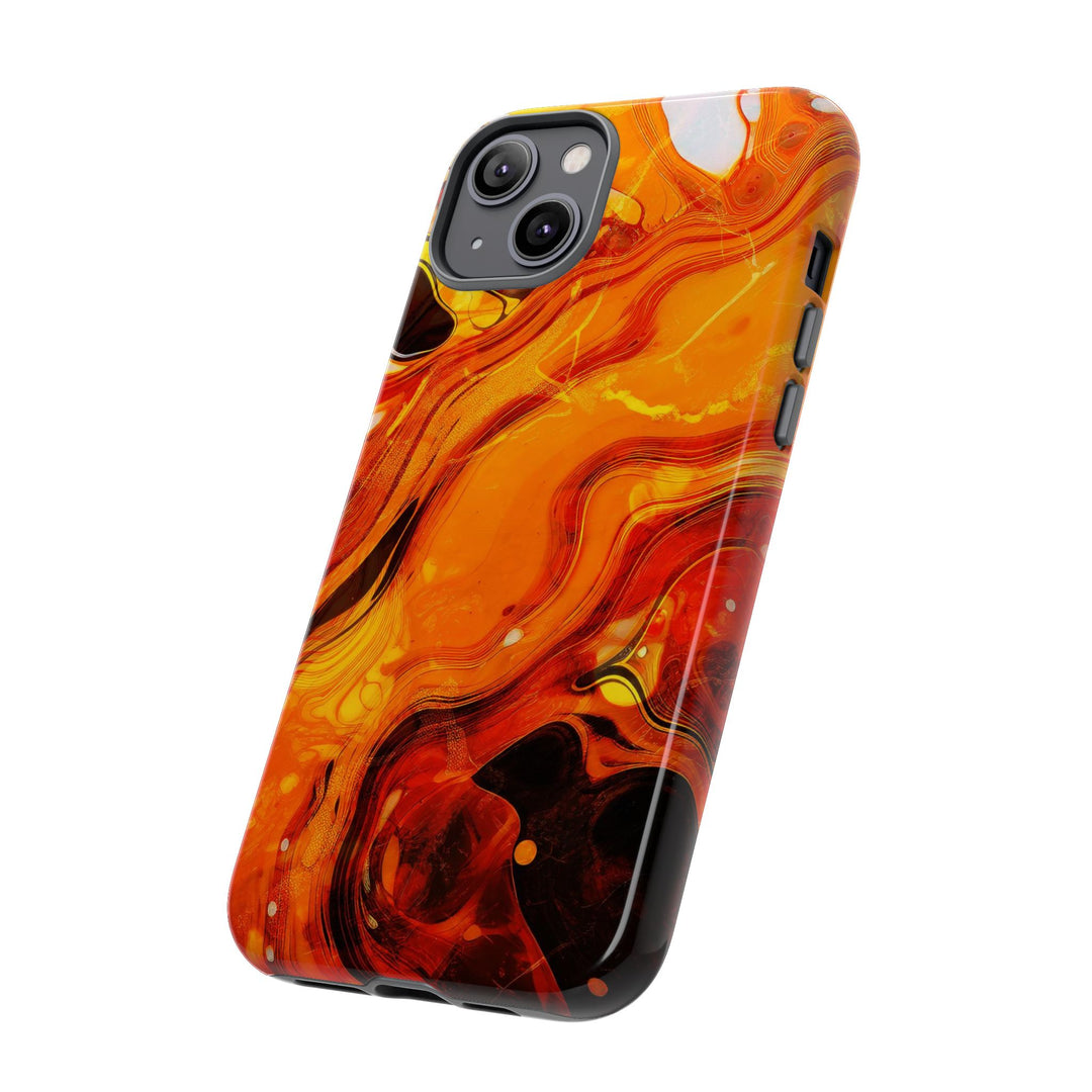 Impact Resistant, Fall Colors Marble, Cute Phone Cases for Samsung S24, S23, S22, S21, IPhone 15 pro Iphone 14 pro Iphone 13 IPhone 12 Iphone 11 - Studio40ParkLane