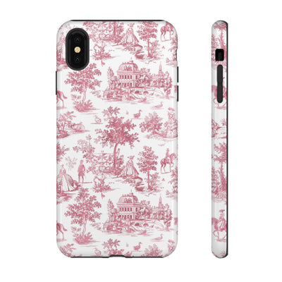 Premium Tough French Toile Gift for Her Cute Phone Cases for Samsung S25, S24, S23, S22, S21 Iphone, 16, 15, 14, 13, 12 Plus Max Pro Ultra - Studio40ParkLane