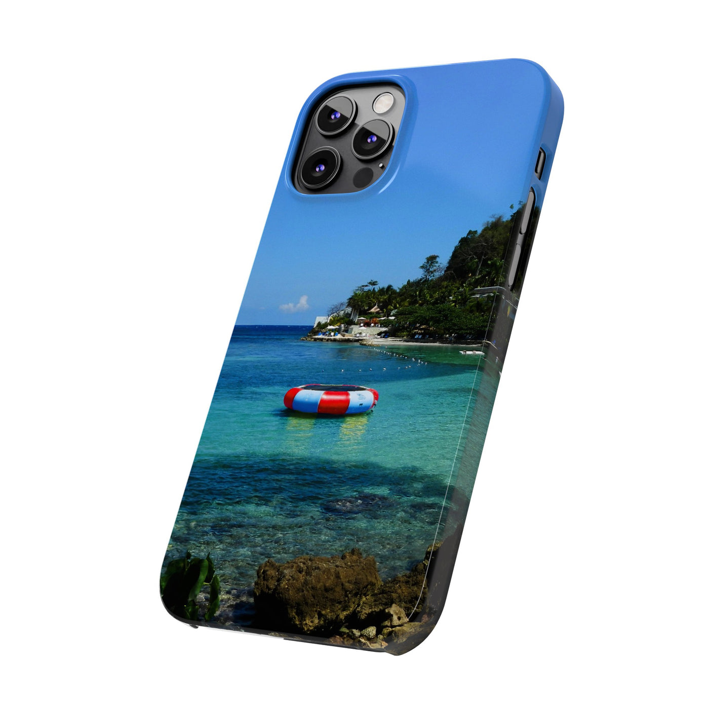 Slim Cute Phone Cases for Iphone - | iPhone 15 Case | iPhone 15 Pro Max Case, Iphone 14 Case, Iphone 14 Pro Max, Iphone 13, Summer Jamaica Beach