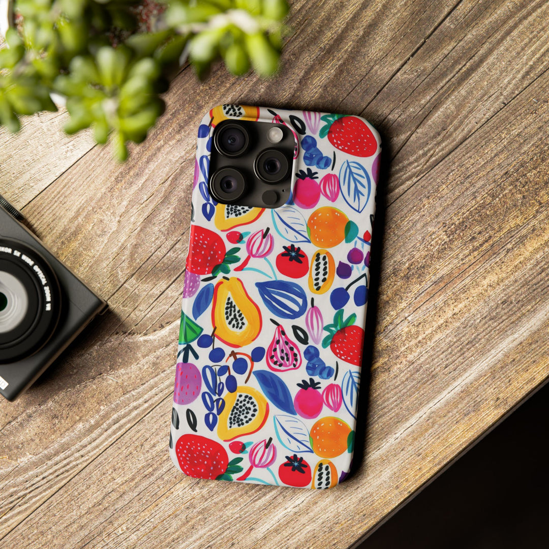 Slim Summer Fruit Cute Phone Case for Iphone 17 | iPhone 16 Case | iPhone 15 Pro Max, Iphone 14, Iphone 14 Pro Max, Iphone 13, Gift for Her