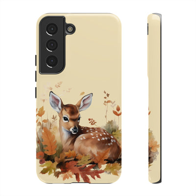 Autumn Fall Deer Gift for Her Cute Phone Case for, Samsung Galaxy S24, S23, S22, S21, IPhone 16 Case | Iphone 15, Iphone 14, IPhone 13 Case