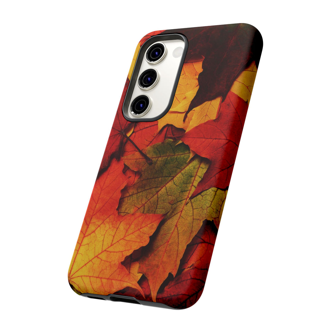 Autumn Fall Leaves Gift Cute Phone Case for, Samsung Galaxy S24, S23, S22, S21, IPhone 16 Case | Iphone 15, Iphone 14, IPhone 13 Case Mom Dad Gift - Studio40ParkLane