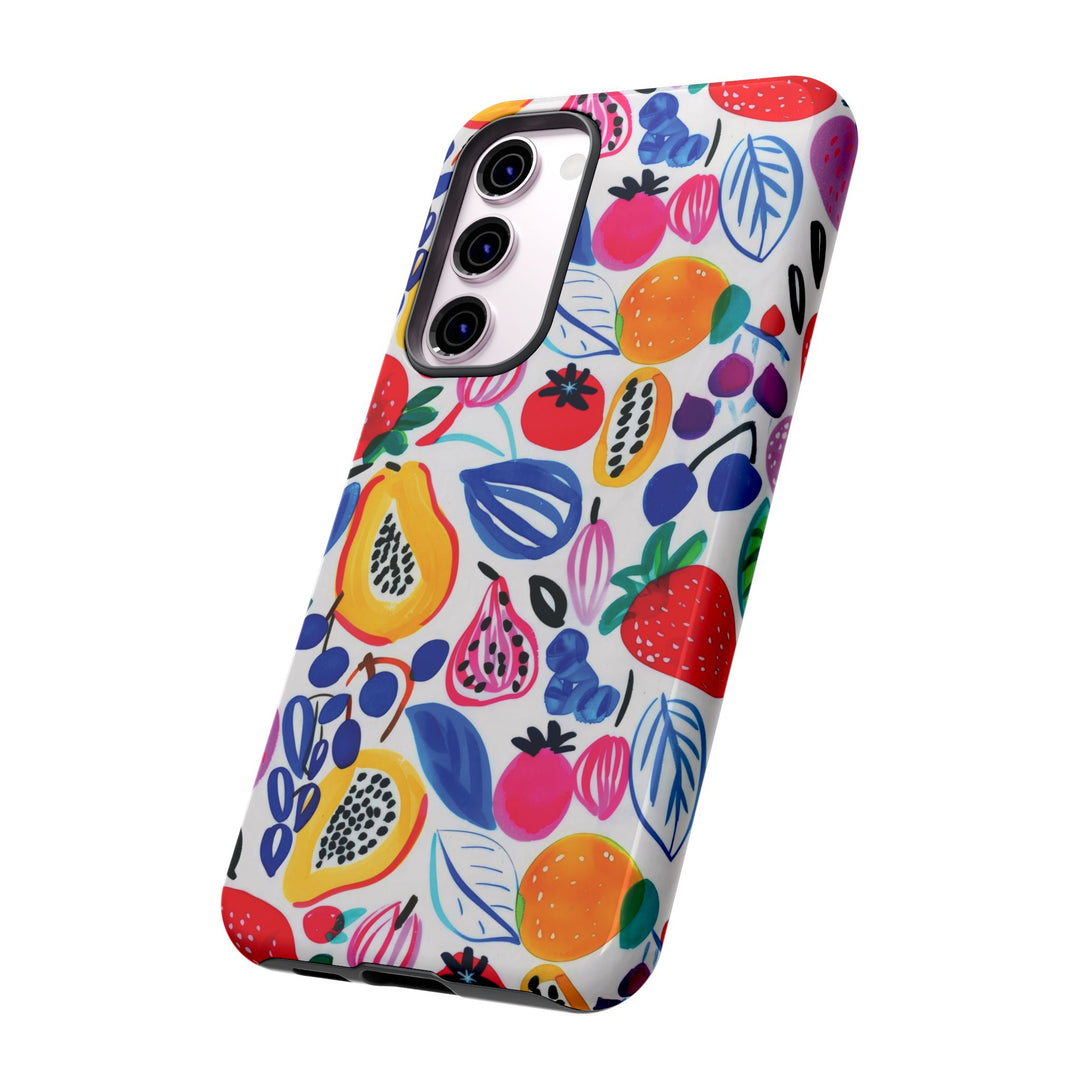 Premium Tough Summer Fruit Collage Gift for Her Cute Phone Cases for Samsung and Iphone, 16, 15, 14, S24, S23, S22, S21, S20, Plus, Ultra, Pro - Studio40ParkLane