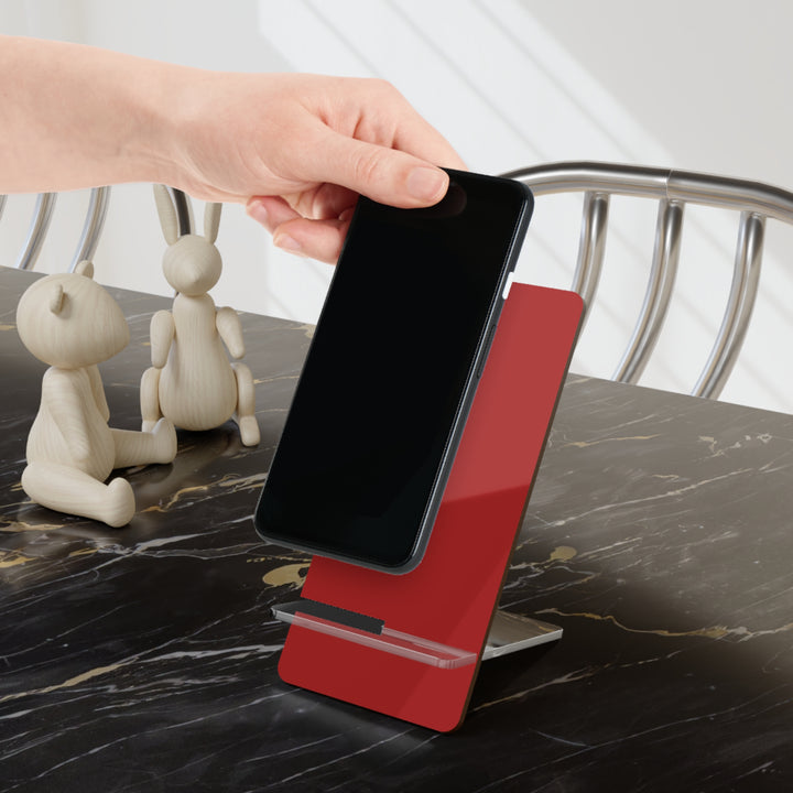Phone Stand, Soothing Terra Cotta Red Design for Iphones 16, Iphone 15, 14, 13, 12 Samsung Galaxy S24, S23, S22, S21 and Google Pixel 8 - Studio40ParkLane