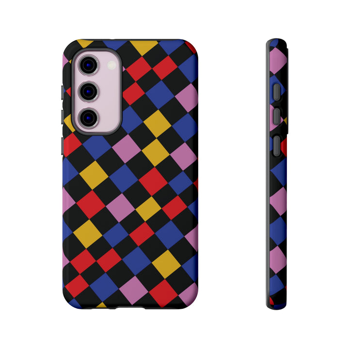 Aesthetic Tough Colorful Checkerboard Phone Case Premium - For iPhone 17 Pro Max iPhone 16 Pro iPhone 15 Iphone 14 Plus 13 Pro 12 11 10 XR - Studio40ParkLane