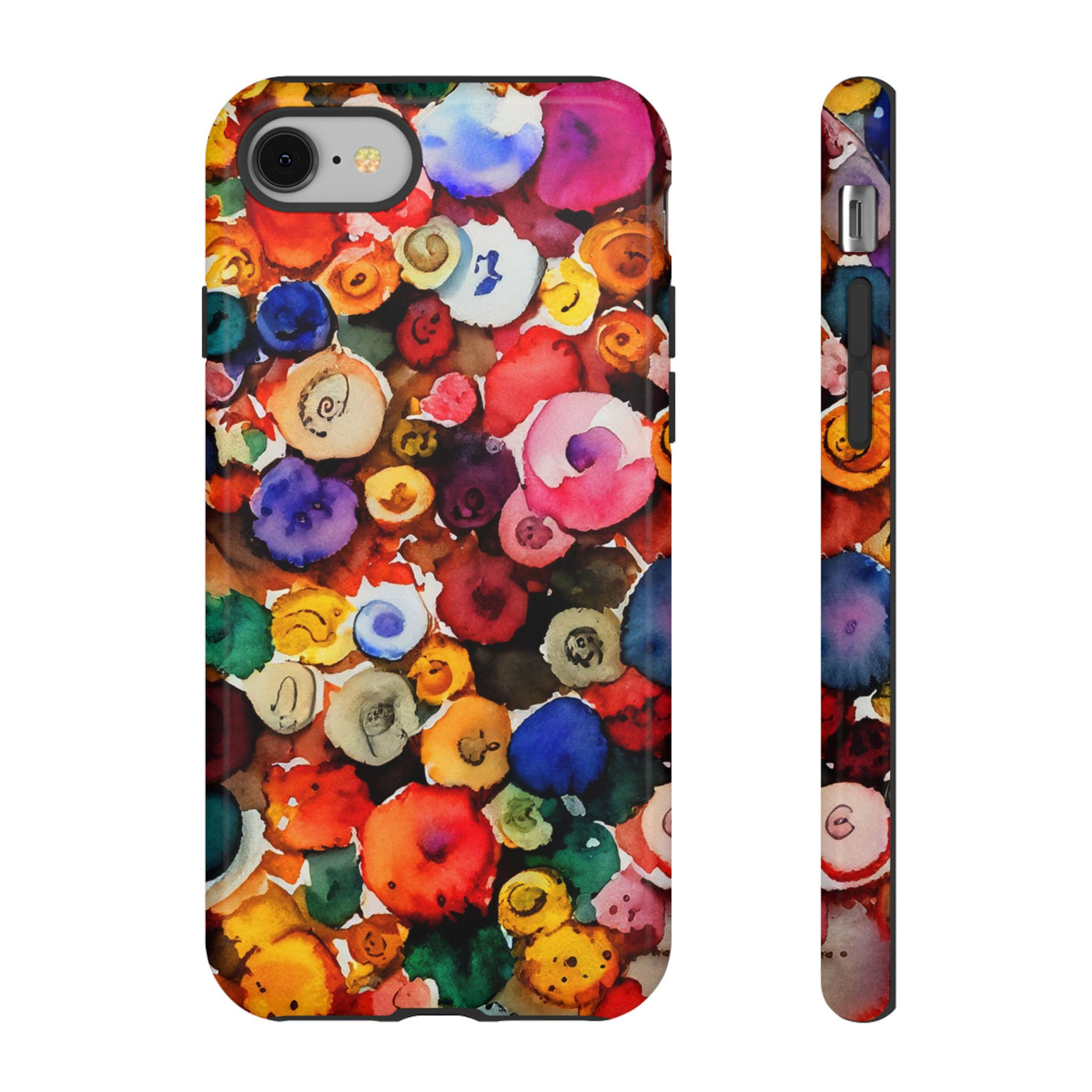 Impact Resistant, Fall Colors Buttons, Cute Phone Cases for Samsung S24, S23, S22, S21, IPhone 15 pro Iphone 14 pro Iphone 13 IPhone 12 Iphone 11