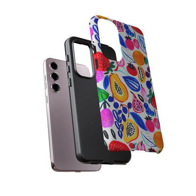 Cute Samsung Phone Case | Aesthetic Samsung Phone Case | Galaxy S23, S22, S21, S20 | Summer Fruit Cocktail, Protective Phone Case