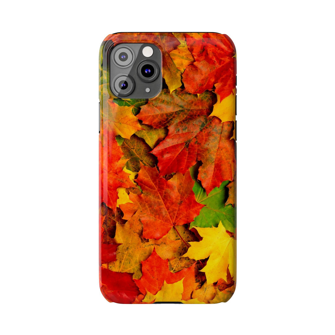Slim Fall Leaves Slim Cute Phone Cases for Iphone | iPhone 15 Case | iPhone 15 Pro Max Case, Iphone 14, Iphone 14 Pro Max, Iphone 13 - Studio40ParkLane