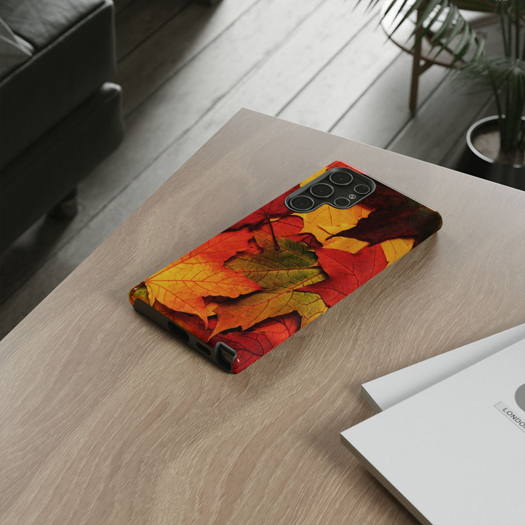 Autumn Fall Leaves Gift Cute Phone Case for, Samsung Galaxy S24, S23, S22, S21, IPhone 16 Case | Iphone 15, Iphone 14, IPhone 13 Case Mom Dad Gift - Studio40ParkLane