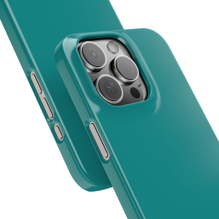 Slim Turquoise Blue Gift for Her Aesthetic Cute Phone Case for Iphone 16 - | iPhone 15 Pro Max Case | iPhone 14 Case 13 12 11 10 9 8 7 - Studio40ParkLane