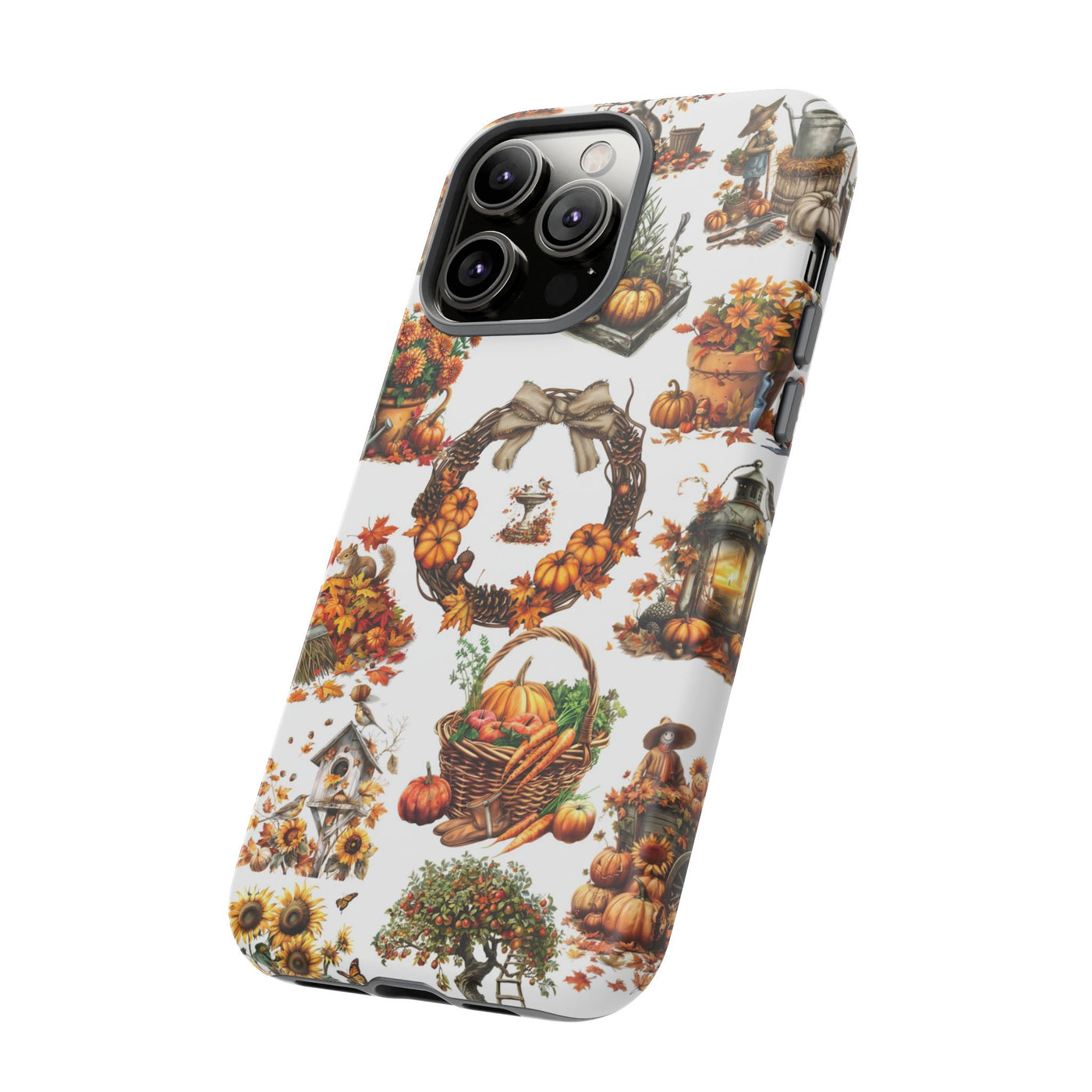 Impact Resistant, Fall Leaves Collage, Cute Phone Cases for Samsung S24, S23, S22, S21, IPhone 15 pro Iphone 14 pro Iphone 13 IPhone 12 Iphone 11