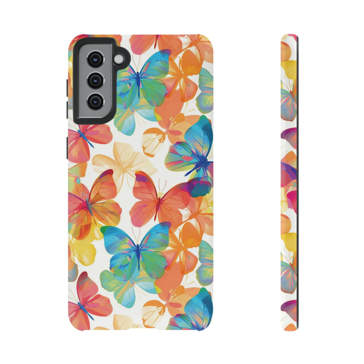 Cute Samsung Case | Cool Iphone Case | Summer Bright Butterflies, Samsung S24, S23, S22, S21, IPhone 15 Case | Iphone 14 Case, Iphone 13 Case - Studio40ParkLane