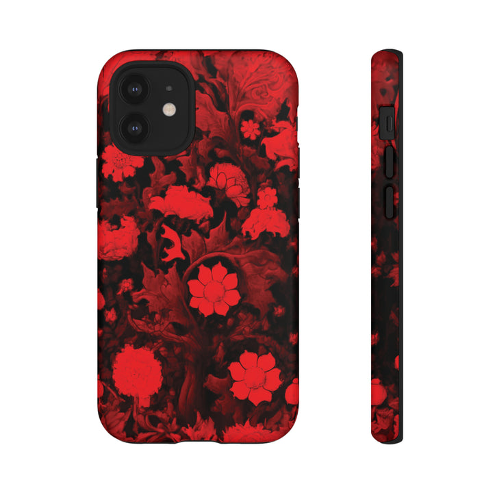 Cool Phone Case | Red Flowers, For iPhone 15 Case | iPhone 15 Pro Case, Iphone 14 Case, Iphone 14 Pro Max Case, Protective Iphone Case - Studio40ParkLane