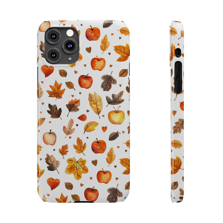 Slim Fall Autumn Leaves Gift for Her Cute Phone Cases for Iphone 16 | iPhone 15 Case | iPhone 15 Pro Max Case, Iphone 14, Iphone 14 Pro Max, Iphone 13, Slim - Studio40ParkLane