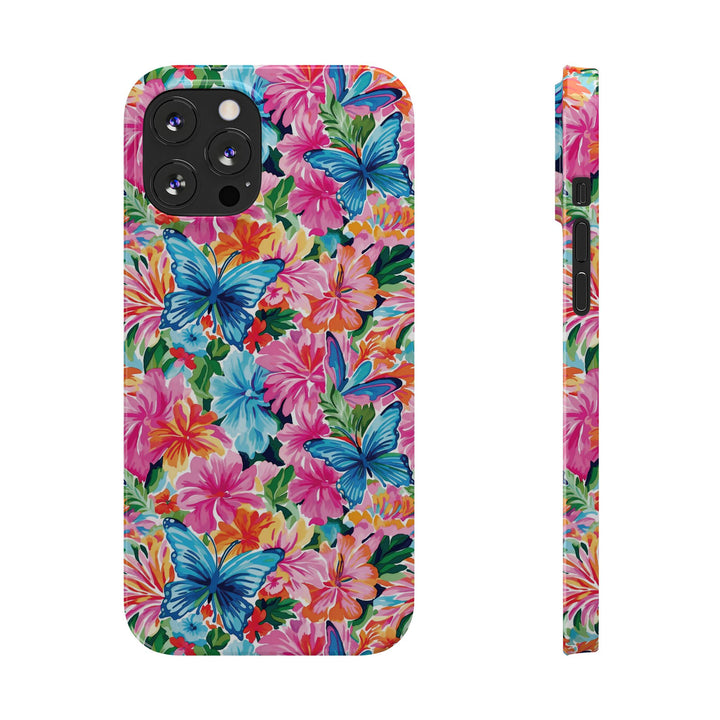Slim Butterflies Flowers Gift for Her Cute Phone Cases for Iphone 16 Pro Max | iPhone 15 Case | iPhone 15 Pro Max Case, Iphone 14, 13, 12, 11, 10, 8, 7 - Studio40ParkLane
