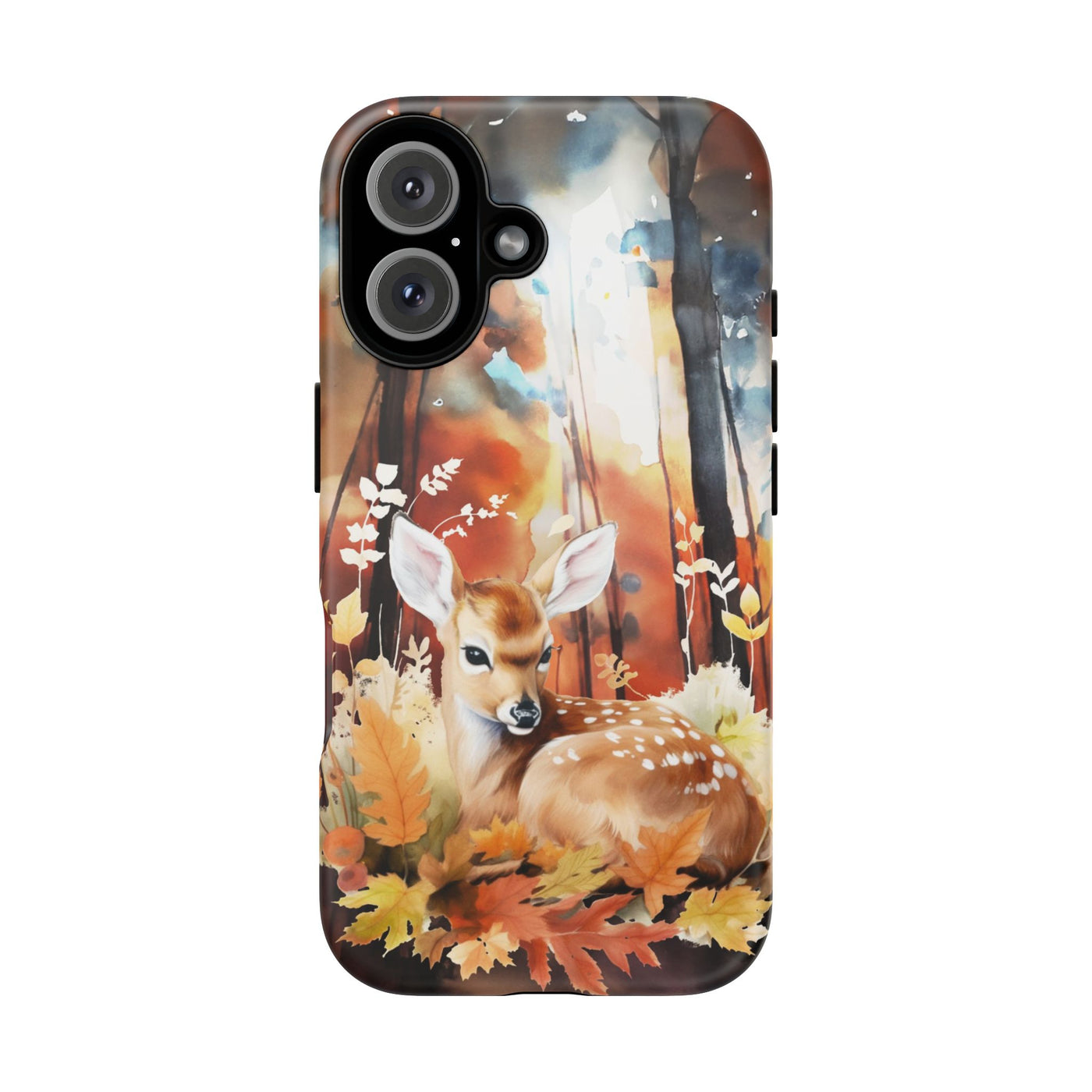 Autumn Fall Deer Forest Gift for Her Cute Phone Case for, Samsung Galaxy S24, S23, S22, S21, IPhone 16 Case | Iphone 15, Iphone 14, IPhone 13 Case